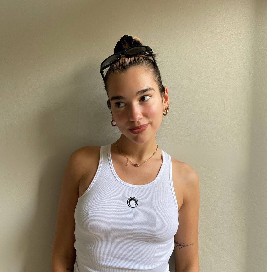 Dua Lipa Braless