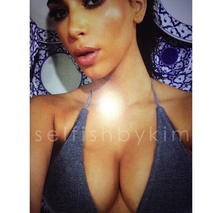 Kim Kardashian Topless